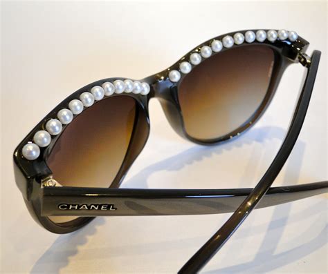 new chanel sunglasses with pearls|authentic Chanel sunglasses sale.